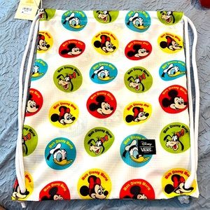 Disney x vans drawstring bag
